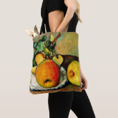 Tote Bag Cezanne - Vie morte avec pommes et poires (De près)