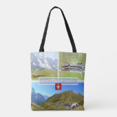 Tote Bag CH Suisse - Chemin de fer Jungfrau (Dos)