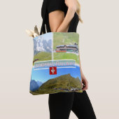 Tote Bag CH Suisse - Chemin de fer Jungfrau (De près)