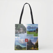 Tote Bag CH Switzerland - Interlaken - Lac Thun - Thunerse (Devant)