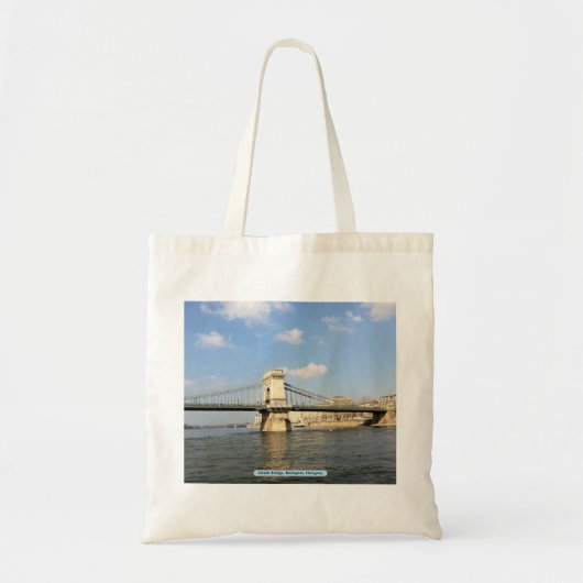 Tote Bag Chain Bridge, Budapest, Hungary (Devant)