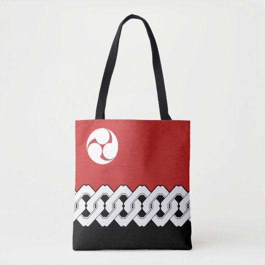 Tote Bag Chaîne et motif japonais traditionnels de (Devant)
