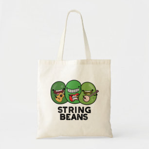 Tote Bag Chaîne Haricots Funny Vegetable Pun