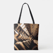 Tote Bag Chaises Sepia (Dos)