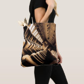Tote Bag Chaises Sepia (De près)