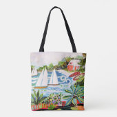 Tote Bag Chalet rouge de la Baie II (Dos)