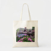 Tote Bag Chalet victorien pourpre - Vignoble de Martha (Devant)