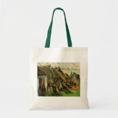 Tote Bag Chalets en grès chaulé par Vincent van Gogh (Devant)
