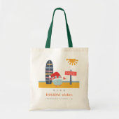 Tote Bag Chaleureux Noël en Juillet Plage Sable Crabe (Devant)