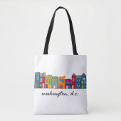 Tote Bag Chambre de rangée de Washington DC (Devant)