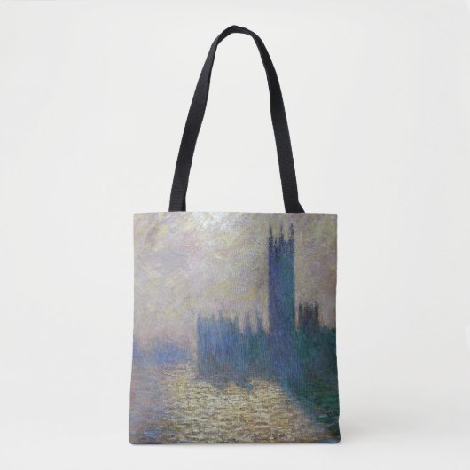Tote Bag Chambres du Parlement (Londres), Monet (Devant)