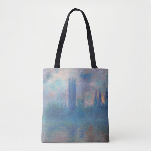 Tote Bag Chambres du Parlement (Londres), Monet (Devant)