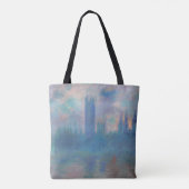 Tote Bag Chambres du Parlement (Londres), Monet (Dos)