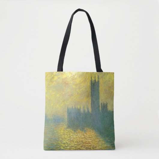 Tote Bag Chambres du Parlement, Stormy Sky par Claude Monet (Devant)