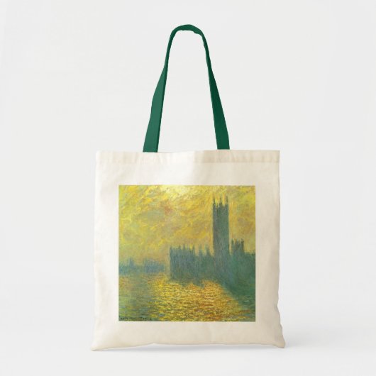 Tote Bag Chambres du Parlement, Stormy Sky par Claude Monet (Devant)