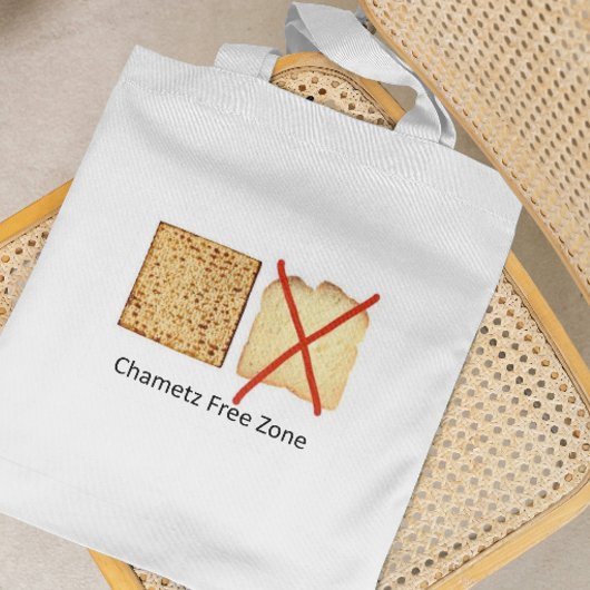 Tote Bag Chametz Free Zone