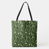 Tote Bag Chamomile Fleur Botanique Rustique Motif (Devant)