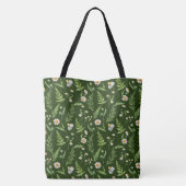 Tote Bag Chamomile Fleur Botanique Rustique Motif (Dos)