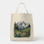 Tote Bag Chamonix, France : Destinations Iconiques (Dos)
