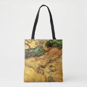 Tote Bag Champ avec deux lapins par Vincent van Gogh (Devant)