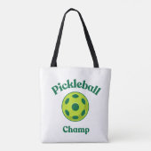 Tote Bag Champ de basket-ball (Dos)