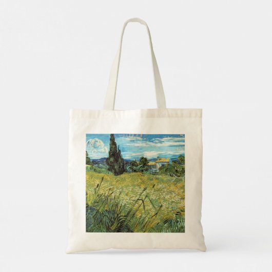 Tote Bag Champ de blé vert Vincent van Gogh (Dos)