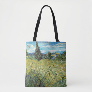 Tote Bag Champ de blé vert Vincent van Gogh
