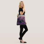 Tote Bag Champ de fleurs (Sur le modèle)