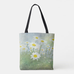 Tote Bag champ de marguerites d'été