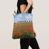 Tote Bag Champ de pavot en fleurs (De près)