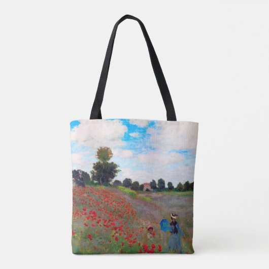 Tote Bag Champ de pavot, Monet (Dos)