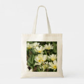 Tote Bag Champ de tulipes blanches (Dos)