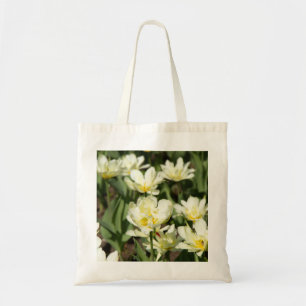 Tote Bag Champ de tulipes blanches
