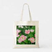 Tote Bag Champ de tulipes roses (Dos)