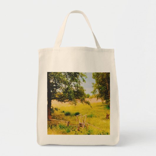 Tote Bag Champ d'été de Gysinge (Devant)