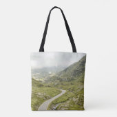 TOTE BAG CHAMP ET MONTAGNE VERTS (Dos)