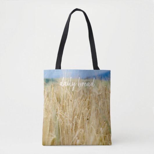 Tote Bag Champ jaune (Devant)