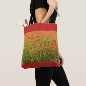 Tote Bag Champ Poppies (De près)