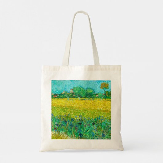 Tote Bag Champ Van Gogh avec Irises près d'Arles (Dos)