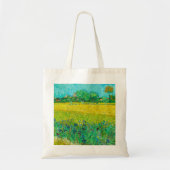Tote Bag Champ Van Gogh avec Irises près d'Arles (Devant)