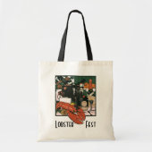 Tote Bag Champagne de homard vintage, Fancy Soft (Devant)