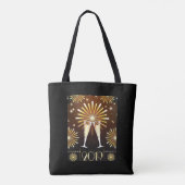Tote Bag Champagne et feux d'artifice Nouvel An Réveillon 2 (Dos)