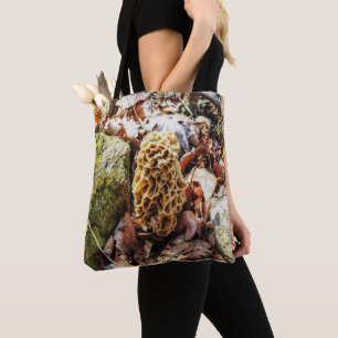 Tote Bag Champignon de morelle dans le sauvage