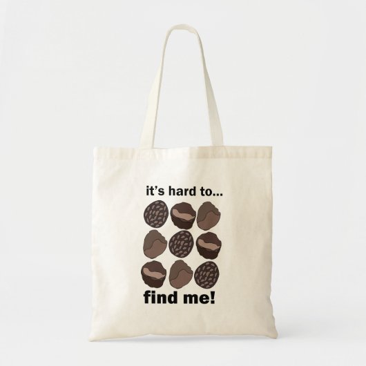 Tote Bag Champignon Fungus Truffe C'est Difficile De Me Tro (Devant)