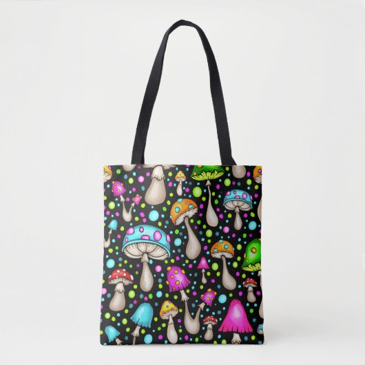 Tote Bag Champignon Super funky (Devant)