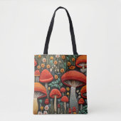 Tote Bag Champignons brodés (Devant)