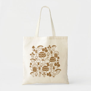 Tote Bag Champignons Brown