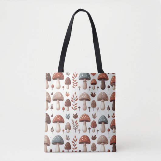 Tote Bag Champignons en Marche (Devant)