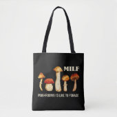 Tote Bag Champignons Milfs J'Aimerais Fourrer, Champignons  (Devant)