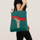 Tote Bag Champignons rouges caricaturés (De près)